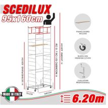 Trabattello Scedilux Altezza Lavoro 6,20 Metri