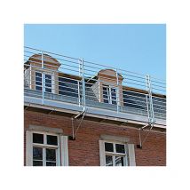 Geruest Experten - Ponteggio sospeso ancoraggio a vite 500mm - Lunghezza 12m - SLFPCPA/12ML/500