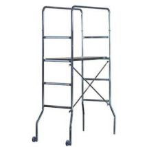 Échafaudage Trio 1,88m – Acier Galvanisé – Hauteur De Travail Max 1,45m – Charge Maximale 120kg – Démontable Avec Roues – Marchetti