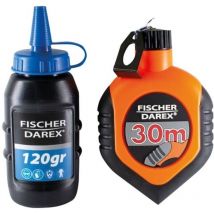 Corda lunga 30 metri e polvere da tracciamento Fischer Darex da 120 grammi Fischer Darex