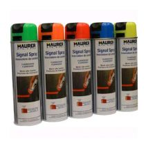 TRACCIATORE per Cantieri SPRAY Colore GIALLO FLUORESCENTE MAURER PLUS 500 ml