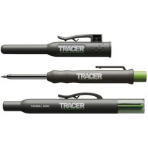 Tieflochmarker Bleistift Mit 6x Ersatzminen Und Dazugehörigem Seitenhalter - Amk1 - Tracer