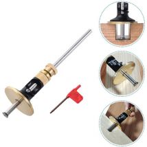 Readcly - Traceur à bois, jauge de marquage de roue de traceur réglable de style européen, outil de traceur multifonction ensemble d'outils ,contient