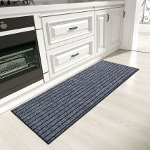 Tapis de Cuisine 50 x 150 cm, Tapis de Cuisine Lavable Antidérapant, Tapis de Cuisine avec Coussinets en Caoutchouc, Tapis de Cuisine pour Entrée,