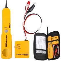 Fitags - Traceur de Fil, Testeur de Câble électrique Réseau, Générateur de tonalité et Kit de Sonde, Traceur de Circuit RJ11, Détecteur de Ligne de