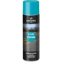 Bombe de peinture - Traceur de ligne SOPPEC pour le marquage bleu tracing 500 ml - 151601