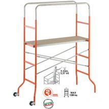 Trade Shop - trabattello mini mit pianale in legno altezzima 3,37 m Gierre kreo mini -