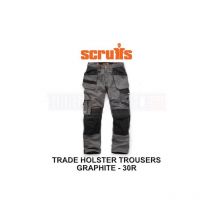 Scruffs - Workshop Trade Holster Durable Trouser Graphite Size 30R - T55194