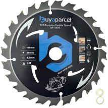 Buyaparcel - bap Trade Pro Circular Saw Blade 165mm x 20 24 Teeth Carbide Tipped - Long Life