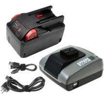 Trade-shop - 2in1 Set: Li-Ion Akku 28V 3Ah + Ladegerät mit usb kompatibel mit aeg Milwaukee V28H/0 V28G V28C V28B V28BS V28BS/0 0719-22 V28 0721-21
