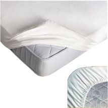 Doppelschwamm-matratzenschoner mit elastischen ecken 1.8X2 - - Trade Shop