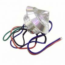 Trade Shop - LED DECKENLEUCHTE SPOTLIGHT DIAMANT KRISTALL EFFEKT 3W 5V RGB LICHT LS16-RGB -