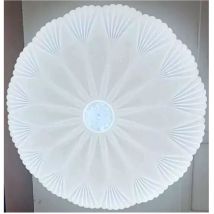 Trade Shop Traesio - Trade Shop - Plafoniera 50cm Con Central Cristal Glitter Led 60w Luz Seguimiento 6500k 27816 -