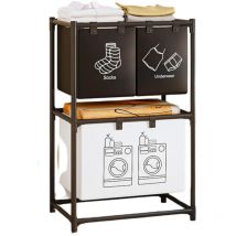 Trade Shop - Mehrzweck-Wäschehalter, Organizer für schmutzige Kleidung, Wäschekorb - Weiß