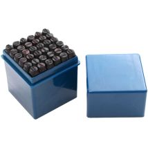 Markierungsstempel-Set – 36 Stück – 5 mm – Hochwertiger gehärteter Stahl – Buchstaben, Zahlen, Symbole – Präzise Gravuren