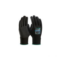 Gants de precision Enduit Noir Taille 10 xl - Tradeforce