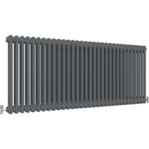 SKY - Traditional Cast Iron Style Radiator Horizontal 2 Column Anthracite 600x1460mm