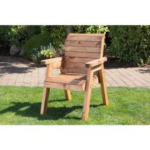 Charles Taylor - Traditional Chair Self-Assembly - L74 x W118 x H98 cm - Redwood - Assembly Required