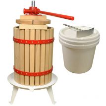 Selections - Traditional Fruit and Apple Press (18 Litre) with Straining Bag and Pulping Bucket