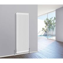 NRG - Traditional Radiator Cast Iron Style Radiator 3 Column White 1500 x 470mm