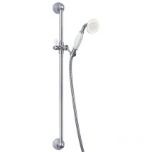 Niagara - Arlington Shower Head Slide Riser Rail Bracket Kit Chrome Adjustable Set