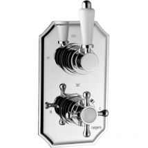 Niagara - Arlington Shower Valve Concealed Traditional Chrome Thermostatic Twin