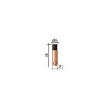 Stromdüse Draht-ø 1mm M 6 L.25mm E-cu Trafimet