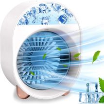 Tinor - Tragbare Klimaanlage, persönlicher Luftkühler, tragbarer Mini-Luftkühler, tragbarer persönlicher Klimaanlagenventilator, mobiler Kühler, 3