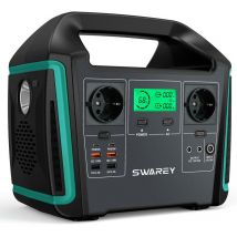 Swarey - Tragbare Stromzeuger 1000W 725.76Wh Stromgenerator Solargenerator Tragbarer Powerstation Campinggenerator