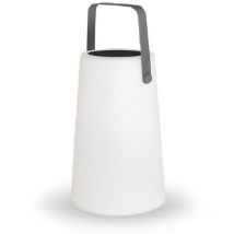 Tragbare Tischleuchte außen Solar Farbwechsel rgbcct dimmbar Fernbedienung h: 30 cm IP65 Akku Tischlampe Balkon Garten Terrasse