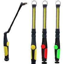 Tragbare, Wiederaufladbare, Verstellbare Cob-Led-Taschenlampe Mit Magnetischer Arbeitslampe Teb0204