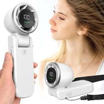 Tragbarer Ventilator, 100-stufige Turbokühlung, Faltbarer 3-in-1-miniventilator, Usb-c-aufladbar, 180° Verstellbar