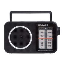 Tragbares Radio Daewoo dw1124/ schwarz