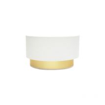 Wandleuchte anuska 1xe27 weiß/gold 17x30x16 cm