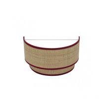 Fabrilamp Wandleuchte of wall mit rotem Detail Modell Roque