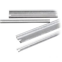 B-3 Hutschiene ungelocht Stahlblech 80 mm 1 St. - Fibox