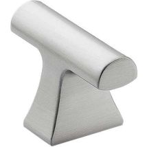 Pomo Trail R.538 760 016-66 – Efecto Inox Mate – Diámetro 26 mm – Alto 32 mm – Largo 48 mm