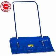 Outils Perrin - Traineau à neige étroit 820x420 avec roulettes, manche ergo, outil pour le déneigement