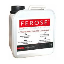 Traitement curatif anti rouille convertisseur de rouille Ferose bidon 2 litres