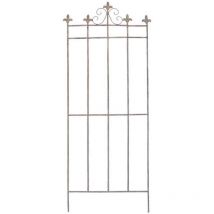 La Grande Prairie - Traliccio in ferro con fleur-de-lis 49 x 128 cm