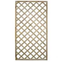 Traliccio in pino impregnato cornice mm.40x40 - cm.180x180h.