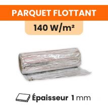 Plancher chauffant électrique sous parquet - 140 W/m² : 700 w - 5 m²