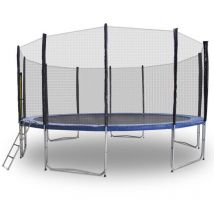 Trampolin 488 Outdoor Gartentrampolin Komplettset 488 cm 4,90 m 490 cm Modell 2019 mit Extra verstärkten Rahmen
