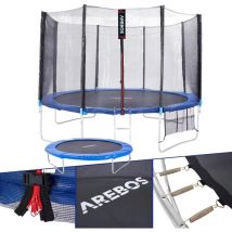 Arebos - Trampoline de Jardin Set Complet avec Filet de sécurité et échelle /366 /Tests de sécurité par Intertek