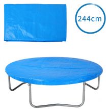 MONZANA Trampoline Cover Blue 183-427cm Waterproof Weather Rain Protective 244cm Blue
