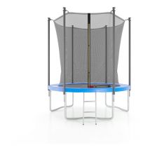 Jump4fun - Trampoline de jardin ø185 cm / 6FT avec Filet intérieur, Matelas de protection et Echelle