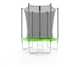 Trampoline de jardin ø185 cm / 6FT avec Filet intérieur, Matelas de protection et Echelle