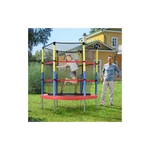 Trampoline enfant avec panier de basket, Mini Trampoline intérieur et extérieur, anniversaire, trampoline enfant Noël, poids: 45 kg, dimensions hors