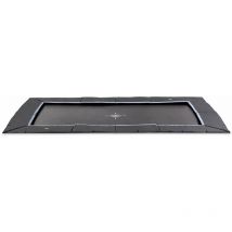 Trampoline enterré au niveau du sol exit Dynamic sports 244x427cm - noir