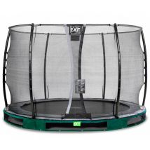 Exit Toys - Trampoline enterré exit Elegant ø305cm avec filet de sécurité Economy - vert